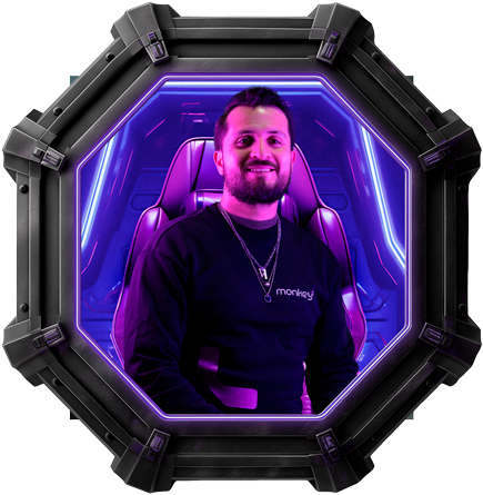 Fotografía de Andrés Acosta, cofundador de la agencia de marketing digital Monkey Plus