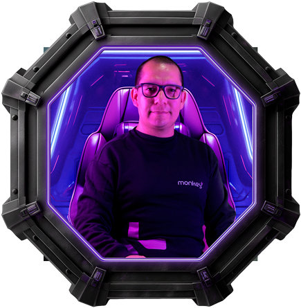 Fotografía de Hendrix, cofundador de la agencia de marketing digital Monkey Plus