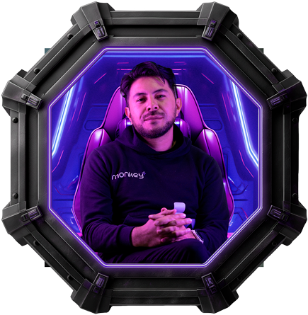 Fotografía de Miguel, cofundador de la agencia de marketing digital Monkey Plus