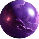 Planeta digital ilustrado en tonos púrpura para marketing digital creativo