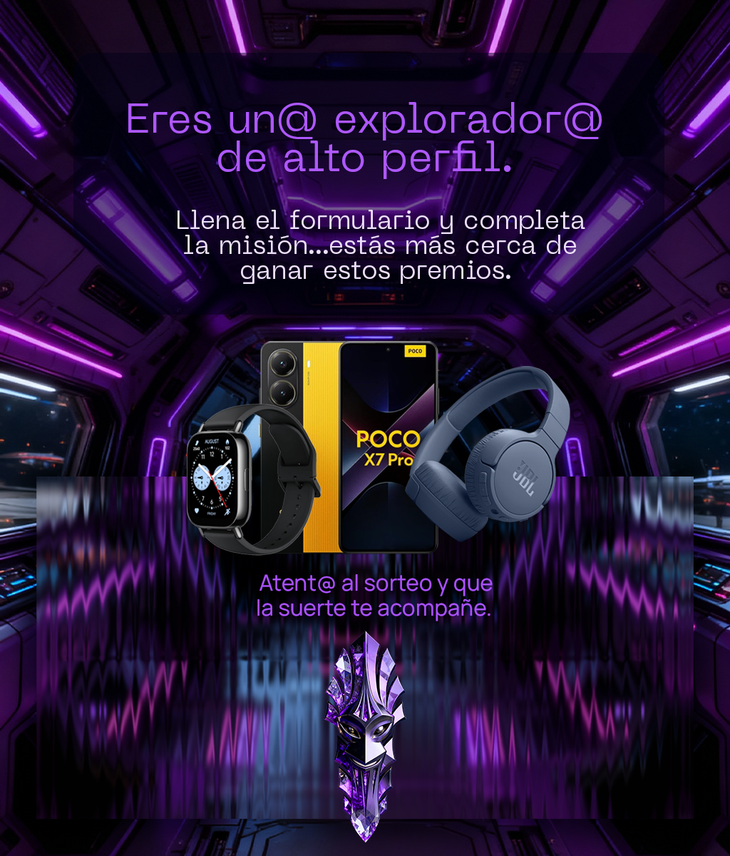 Ilustración del mono espacial de Monkey Plus en un entorno galáctico púrpura representando el lanzamiento del nuevo sitio web