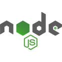 Logotipo verde de Node.js, entorno de ejecución para JavaScript del lado del servidor