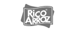 Logotipo gris de la marca Rico Arroz