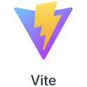 Logotipo de Vite.js, herramienta de desarrollo rápido para proyectos web modernos
