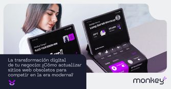 Equipo de diseño y desarrollo trabajando en la transformación digital de un sitio web